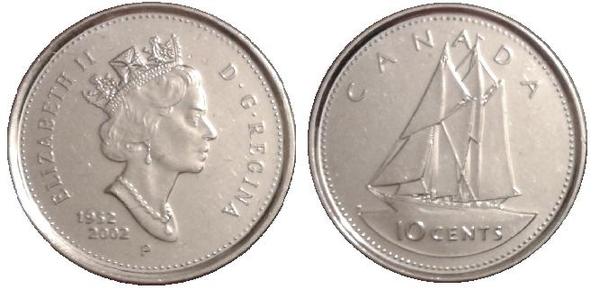 10 cents (50 anos de Jubileu)