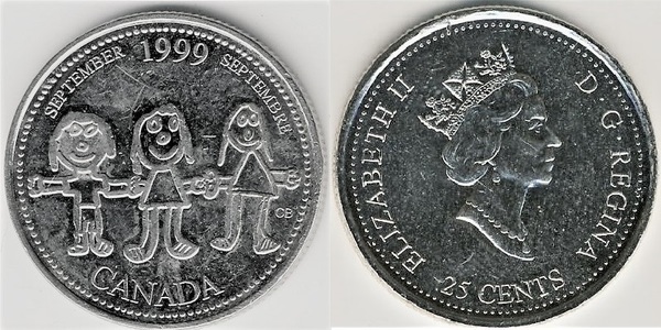 25 cents (Novo Milénio - setembro)