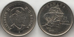 25 cents (400º aniversário - Primeira colónia francesa)