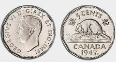 5 cents (Jorge VI)