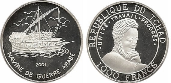 1.000 francs (Navio de guerra árabe)