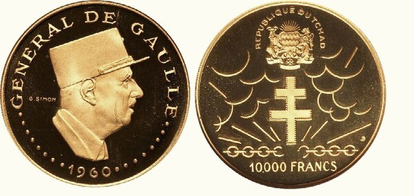 10.000 francs (10º Aniversário da Independência)