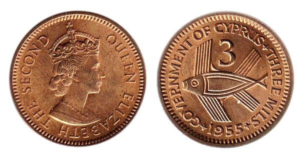 3 mils (Elizabeth II)