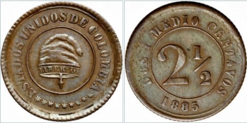 2 1/2 centavos