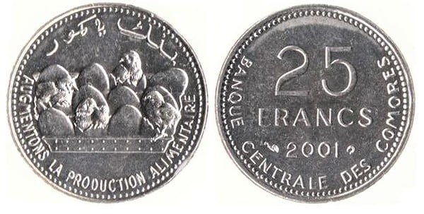 25 francs (FAO)