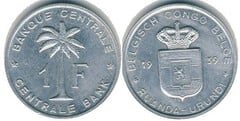 1 franc (Ruanda-Urundi-Congo Belga)