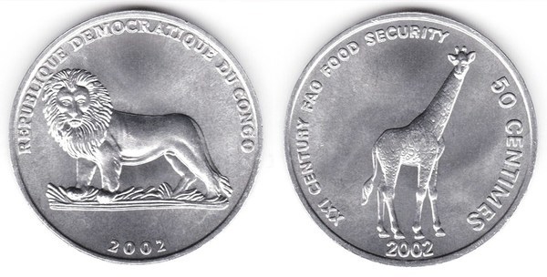 50 centimes (FAO - Girafa)