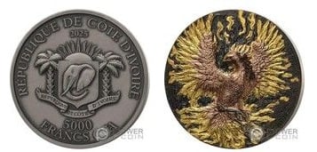 5000 francos CFP (Fénix)
