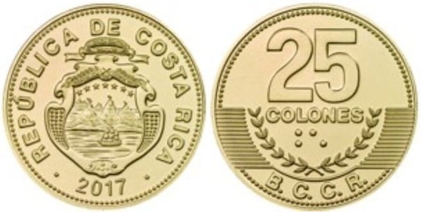 25 colones (REPÚBLICA)