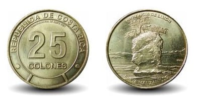 25 colones (Província de Limón)