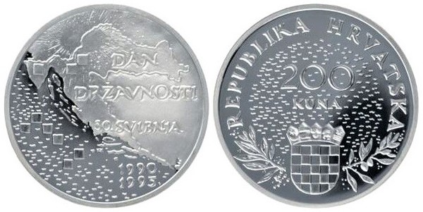 200 kuna (5º Aniversário da Independência)