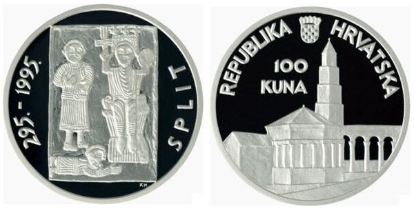 100 kuna (1.700º aniversário da cidade de Split)