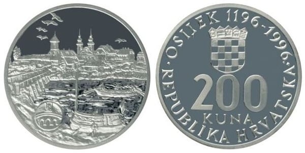 200 kuna (800º aniversário da cidade de Osijek)