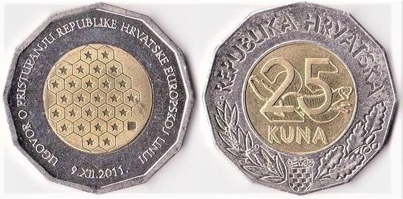 25 kuna (Tratado de Adesão da Croácia à UE)