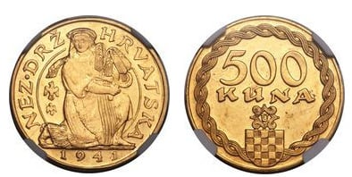 500 kuna (Mujer Segadora)