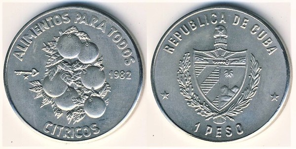 1 peso (FAO-Alimentação para Todos-Citrinos)