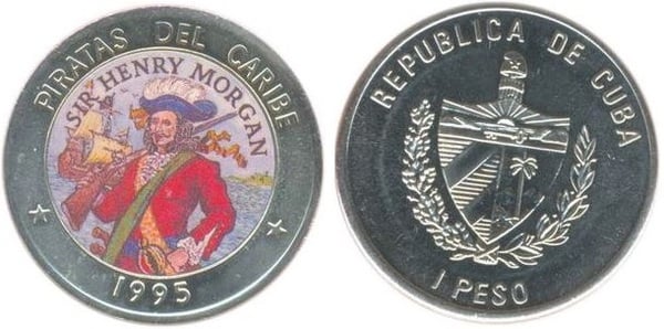 1 peso (Piratas das Caraíbas - Sir Henry Morgan)