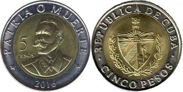 5 pesos (António Maceo)