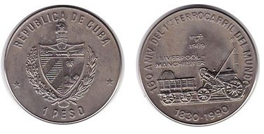 1 peso (O primeiro caminho de ferro de Inglaterra)