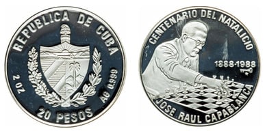 20 pesos (José Raúl Capablanca)