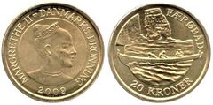 20 coroas (navios dinamarqueses: navio das Ilhas Faroé)