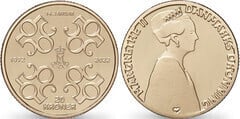 20 kroner (50º aniversário do reinado de Margrethe II)