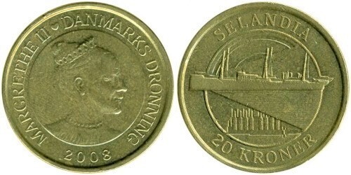 20 kroner (Navio MS Selandia)