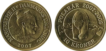 10 coroas (Ano Polar Internacional - Urso Polar)
