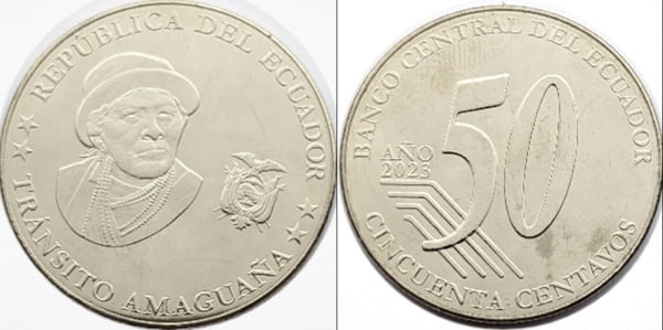 50 centavos (Trânsito de Amaguaña)