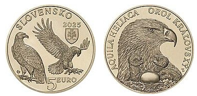 5 euros (águia imperial oriental)