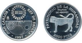 2.000 pesetas (UNESCO - Palácio de Abomey)