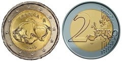 2 euro (Património Mundial da UNESCO - Gruta de Altamira)