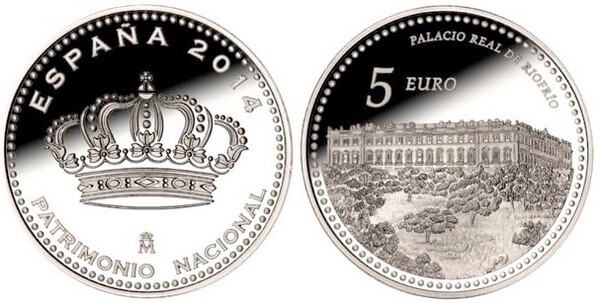 5 euro (Palácio Real de Riofrio)