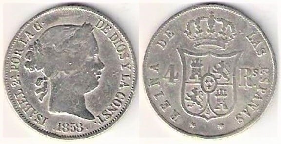 4 reales (Isabel II)