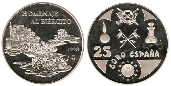 25 euros (Tributo ao Exército)