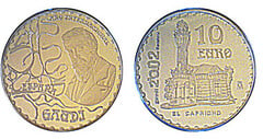 10 euros (Año internacional Gaudí / El Capricho)