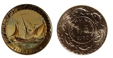 1,5 euro (Jabeque español del siglo XVIII)