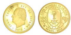 100 euro (Copa Mundial de la FIFA, Brasil 2014)