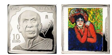10 euro (Picasso-La Espera, Margot)
