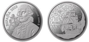 10 euro (250 aniversario de la muerte de Jorge Juan)