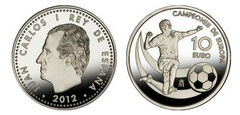 10 euros (Euro 2012 - Espanha campeã)