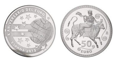 50 euros (10.º aniversário da cunhagem do euro)