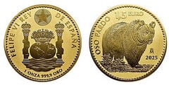 1,5 euros (urso castanho)