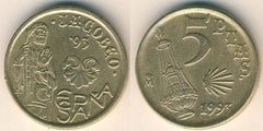 5 pesetas (Jacobeo)