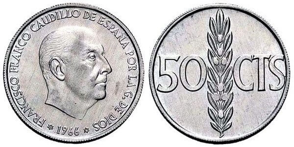 50 cêntimos (Francisco Franco)