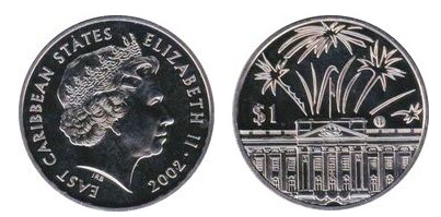 1 dollar (Jubileo del Reinado de Isabel II 1952-2002)