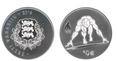 10 euro (XXXI Juegos Olímpicos de Río de Janeiro)