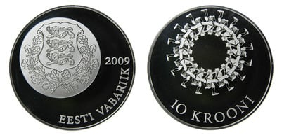 10 krooni (Festivales de canto y danza de Estonia)