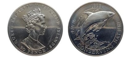 50 pence (golfinho de Peale)