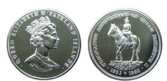 50 pence (40.º aniversário da Coroação)